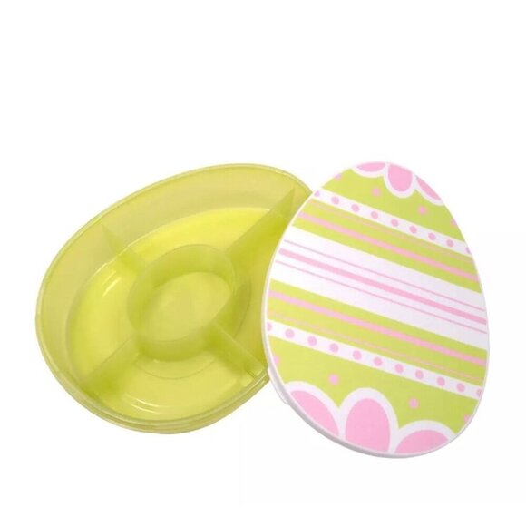 Cook With Color Easter Egg Snack Box Food Storage Container Green - Picture 1 of 11